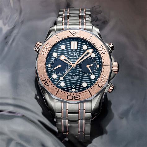 omega seamaster men's diver 300m steel chronograph watch 21230445001001|Seamaster Diver 300M 44 mm, steel on steel .